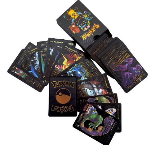 Lote 10 Cartas Rpg Folha De Metal Sem Repetição Preta