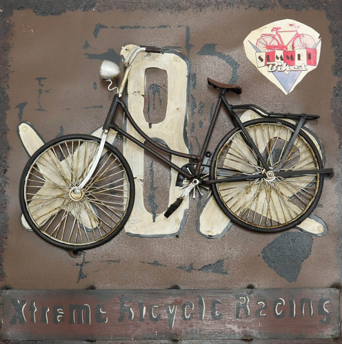 Quadro Decorativo Xtreme Bicycle Racing 50x50cm - Único