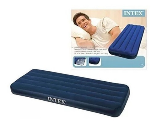 Colchón Inflable Intex 1,5 Plaza Camping