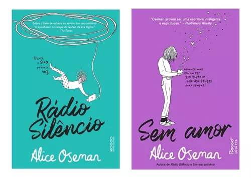 Kit Rádio Silêncio + Sem Amor - Caindo Na Real Alice Oseman