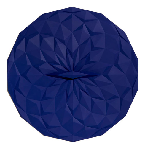 Succión Redonda 10 Pulgadas Azul Marino Tapa Silicona