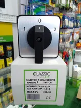 Comprar Transfer Selector 3 Polos 3 Posiciones Classic Lux 125amp