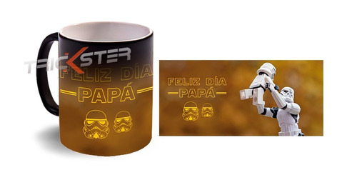 Día Del Padre Star Wars Trooper Taza Magica Personalizadas