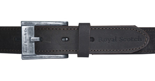 Imagen 2 de 10 de Cintos Hombre Cinturon De Cuero Royal Scotch
