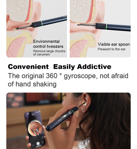 Endoscópio Bebird Note5 Smart Visual Ear Sticks