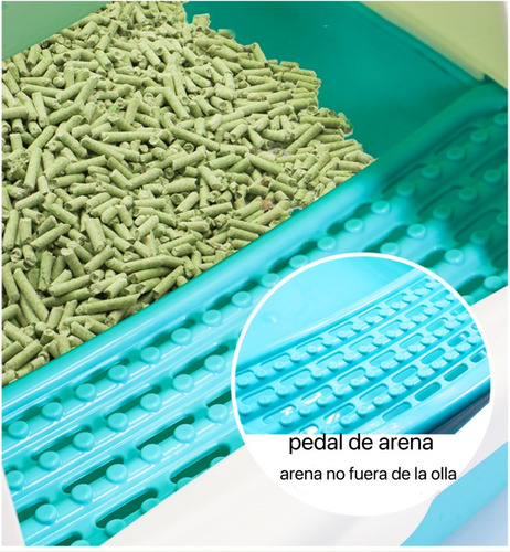 Imagen 7 de 7 de Caja De Arena Para Gatos. Desodorante Completamente Cerrado