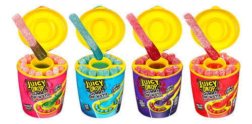 Juicy Drop Dip 'n Stix Sweet & Sour Candy - Paquete Variado