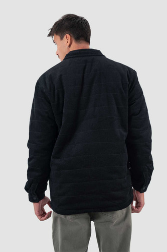 Chaqueta Hombre Insulada Yuka Corduroy Negra