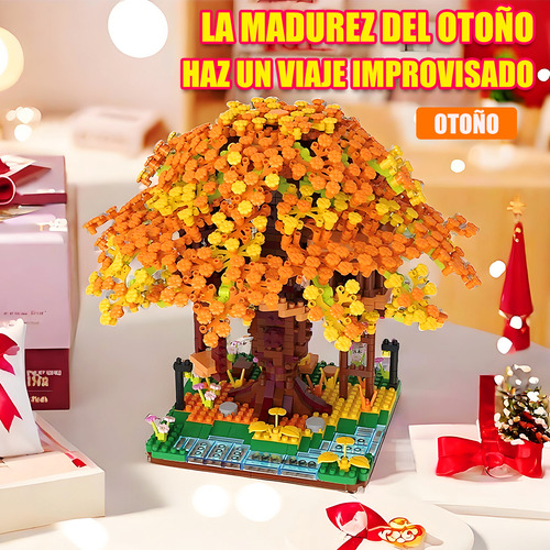 Juego De Bloques De Construcción Para Niños De Árbol Sakura 4