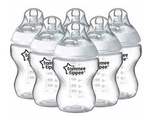 Tommee Tippee Closer To Nature Biberones Para Bebé - 9 Oz, 6