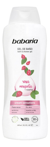 Babaria - Gel De Baño Rosa Mosqueta  600 Ml (pieles Secas)