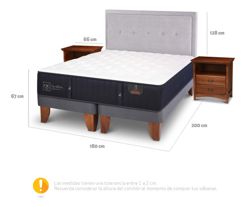 Cama Europea Azul