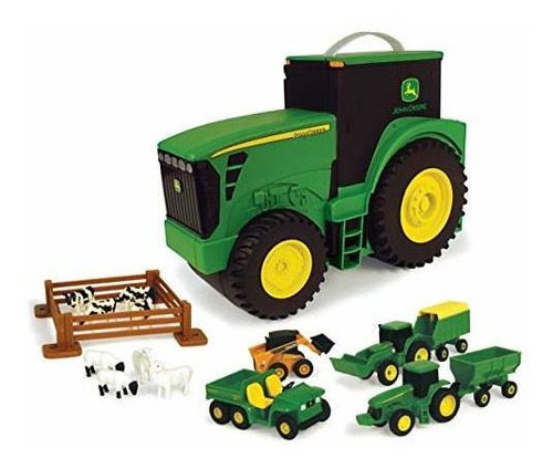 Ertl John Deere Lleva La Caja Conjunto De Valores