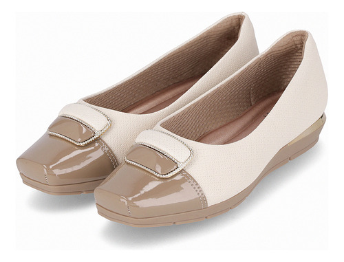 Zapato Fernanda Hueso/taupe Piccadilly