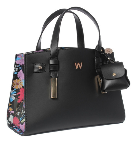 Bolsa Para Dama Tipo Satchel Westies Negro Multi Hbestuarywe