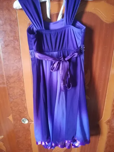 Vestido De Niña Talla 7 (Usado)