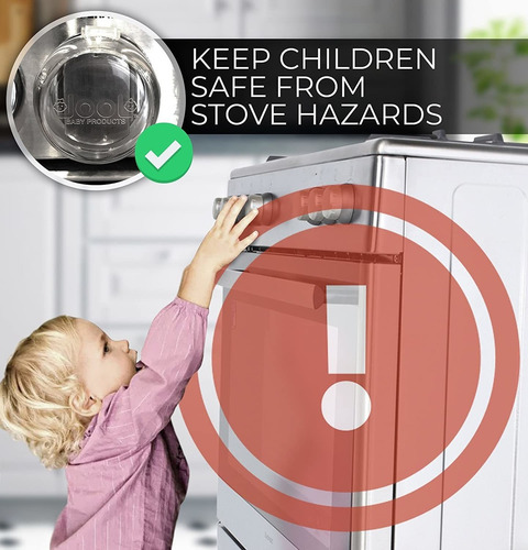 6 Fundas Para Pomos De Estufa Para Seguridad Infantil.