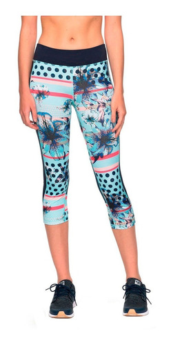 Leggins Deportivos Dama Estilo Capri Multicolor Roxy