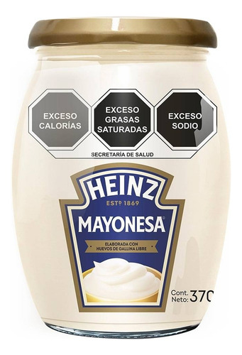 4 Pzas Mayonesa Heinz Con Jugo De Limón 370 G