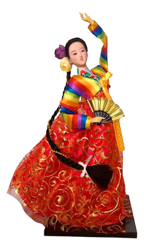 Muñeca Hanbok Coreana, Figura De Kimono De Estilo 27