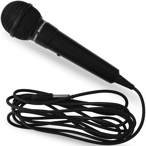 Microfone Rmv Dinâmico Mão Com Fio Cabo Pm-305