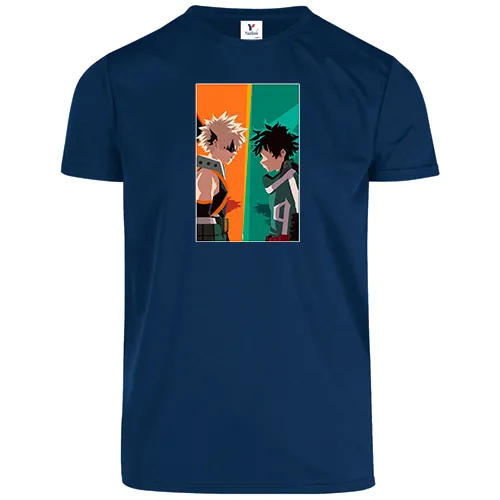 Playera Azul Marino Moda M4q My Hero Academy Bz645 Meses sin