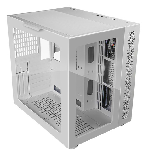 Gabinete Gamer Game Factor Csg700 Color Blanco