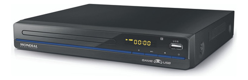 Dvd Player Função Game E Karaokê D-21 Preto Mondial Bivolt