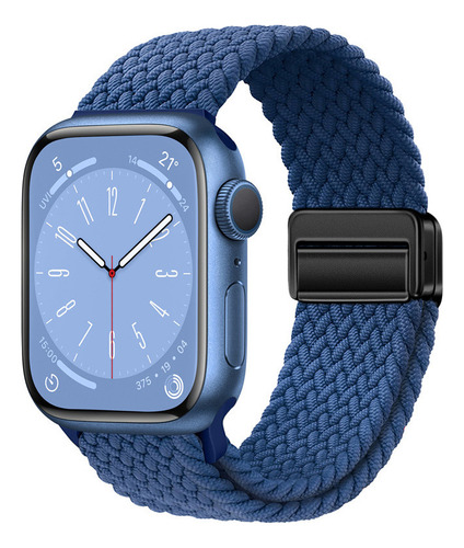 For Apple Watch, Correa De Nailon Trenzado Con Cierre Magné