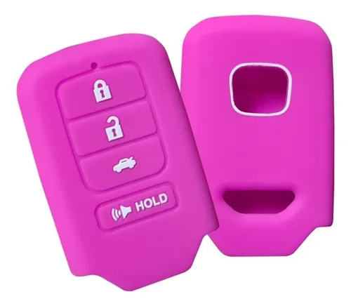 Car Funda Silicon Honda Civic 4 Botones Envió Gratis