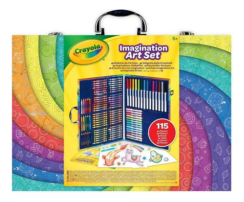 Crayola Kit Arte Imagination 115 Piezas Bentancor Outdoor