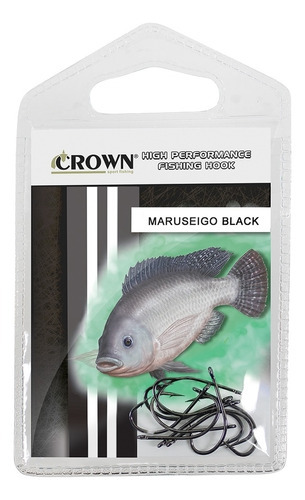 Anzol Crown Maruseigo Black 18 C/10 - Crown