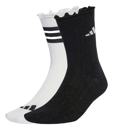Glow Sock 2pp Jx5726 Adidas Blanco 41-43.5 (l)