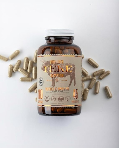 Holy Liver 180 Cápsulas | Hígado De Res Deshidratado Sabor Na