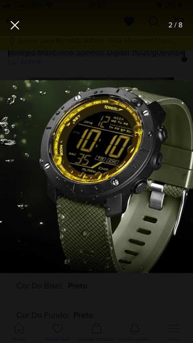 Relógio Speedo Masculino Prova Dágua 10 Atm