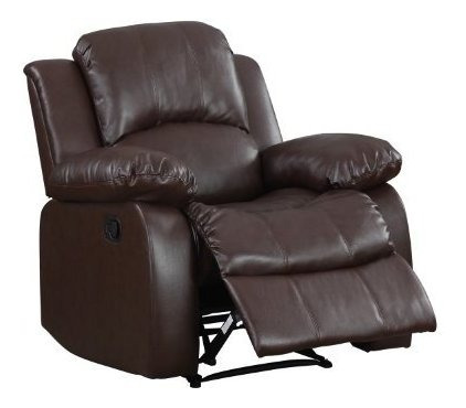 Homelegance Resonancia 40  Bonded Leather Silla Reclinable, 