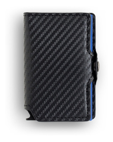 Imagen 2 de 4 de Billetera Walla Wallets - Carbono Black & Blue