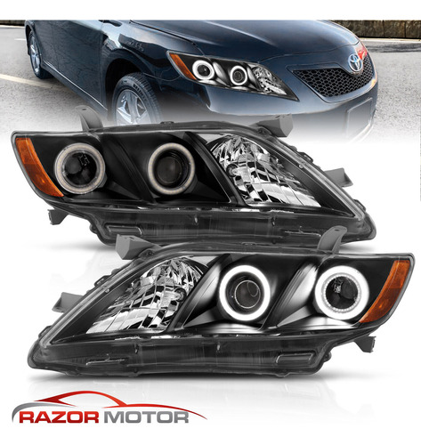 Par Faro Negro Led Toyota Camry Xle 2009 2.4l