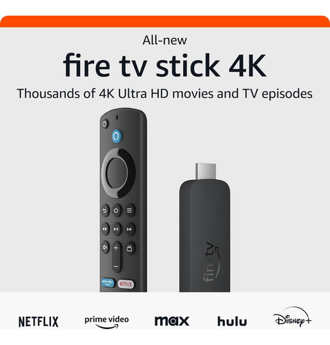 Amazon Fire Tv Stick 4k Con Wifi 6 4 Núcleo Nueva Versión 