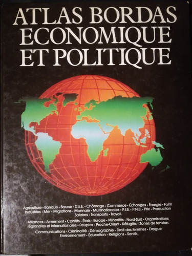 Atlas Bordas Economique Et Politique / 