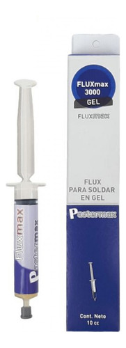 Flux Pastermax Fluxmax 3000 En Gel Jeringa 10cc Para Soldar