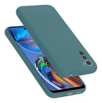 Comprar Funda Para Motorola E32 De Silicona Con Felpa Silicone Case Verde Oscuro Silicone Case Con Felpa