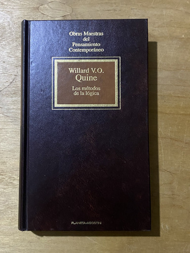 Los Metodos De La Logica - Quine, Willard (2cf) (Usado)