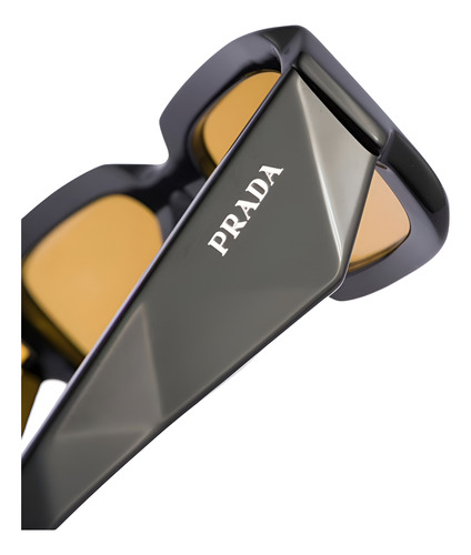 Gafas De Sol Symbole Prada Spr27 Pra024 Prada Symbole Negro Amarillo Negro Negro