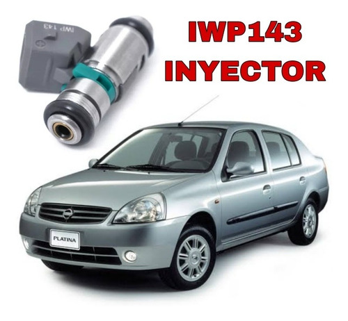 2 Inyectores Iwp143 Para Nissan Platina Aprio Renault Clio