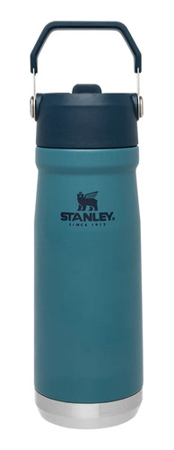Termo Stanley The Iceflow 22oz Flip Straw Water Bottle Azul