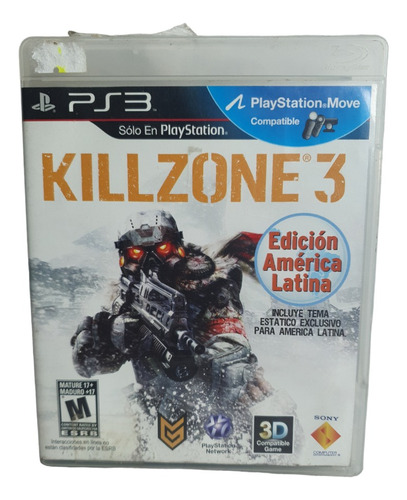 Killzone 3 Ps3 Playstation Edicion America Latina