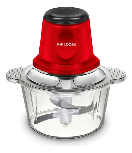 PROCESADOR DE ALIMENTOS PHILCO 9504 18LT 250W ROJA - Código: 9604 | Compra en Guadalajara