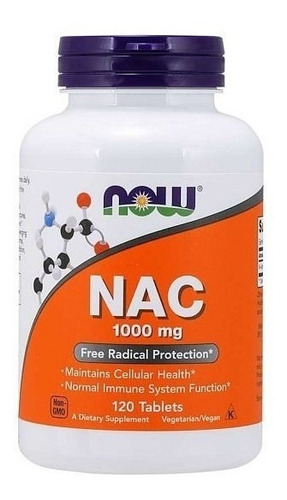 Now Foods | Nac N-acetyl-l-cysteine | 1000 Mg | 120 Tablets