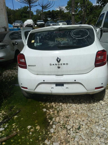 Sucata Renault Sandero 2018/19 Branco Para Retirada De Peças